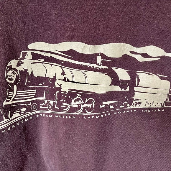 XL Hesston Steam Museum “Volunteer” brown tee - Picture 5 of 8